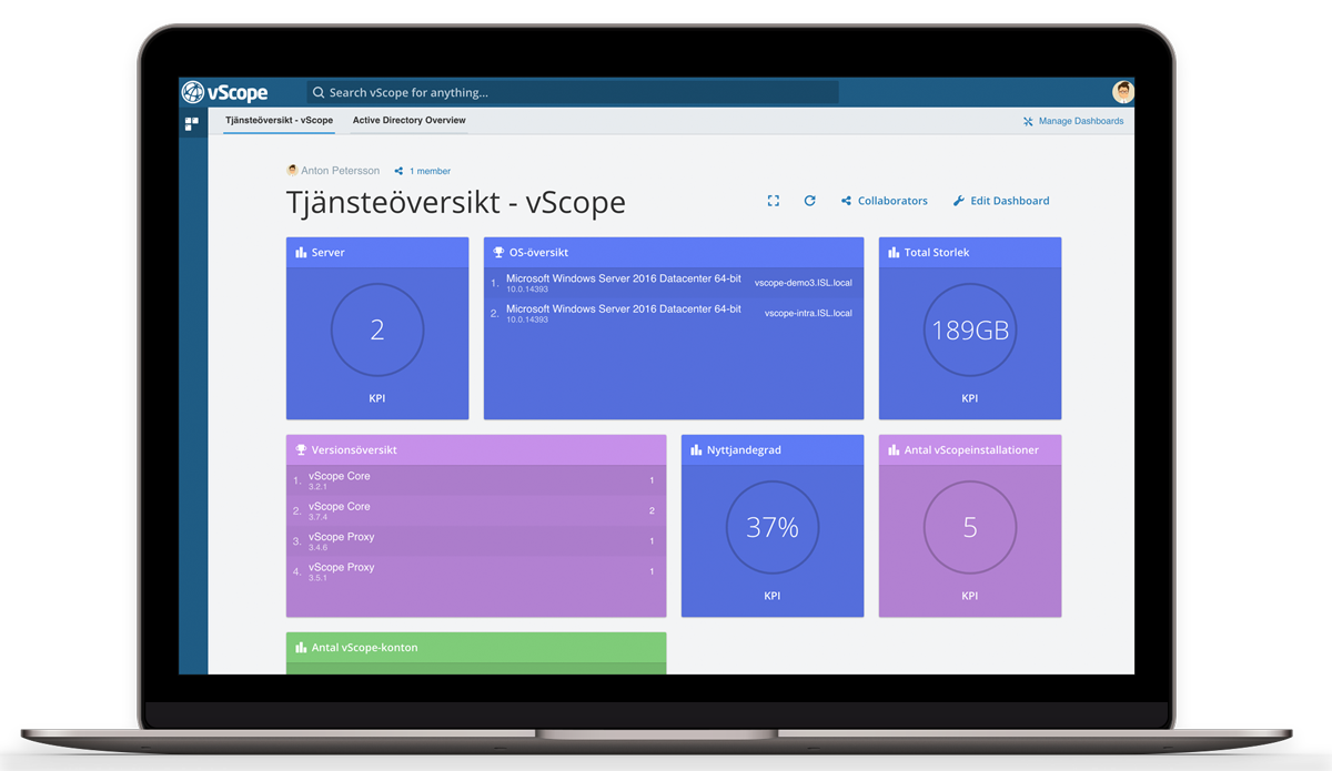 vScope Inventory & Reporting vScope Inventory & Reporting - Full överblick av IT