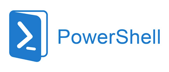 powershell logo on a green background.