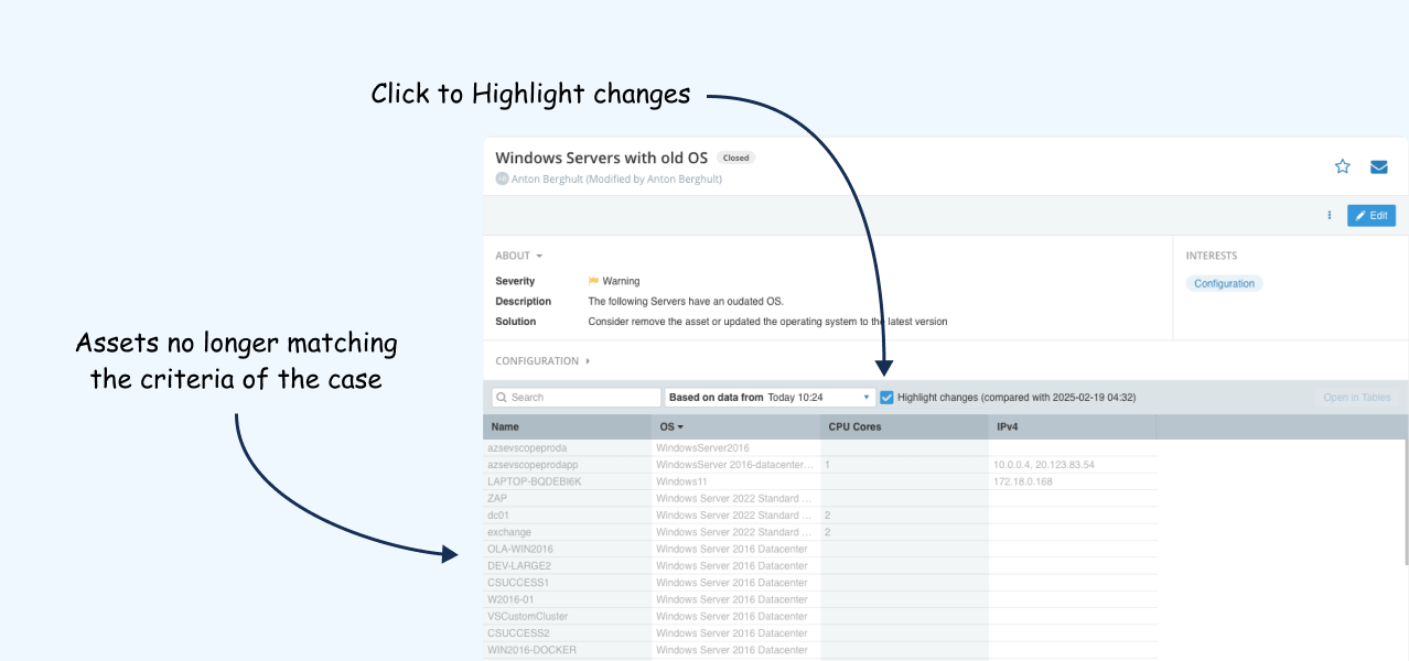 Easily track changes in Tracker.