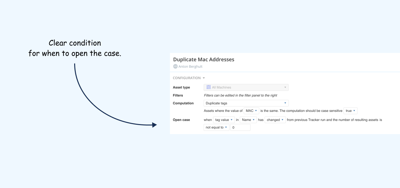 When to open case